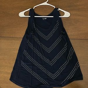 Women’s size Medium navy tank top.